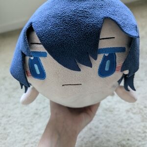 Blue and Cream Plush Toy